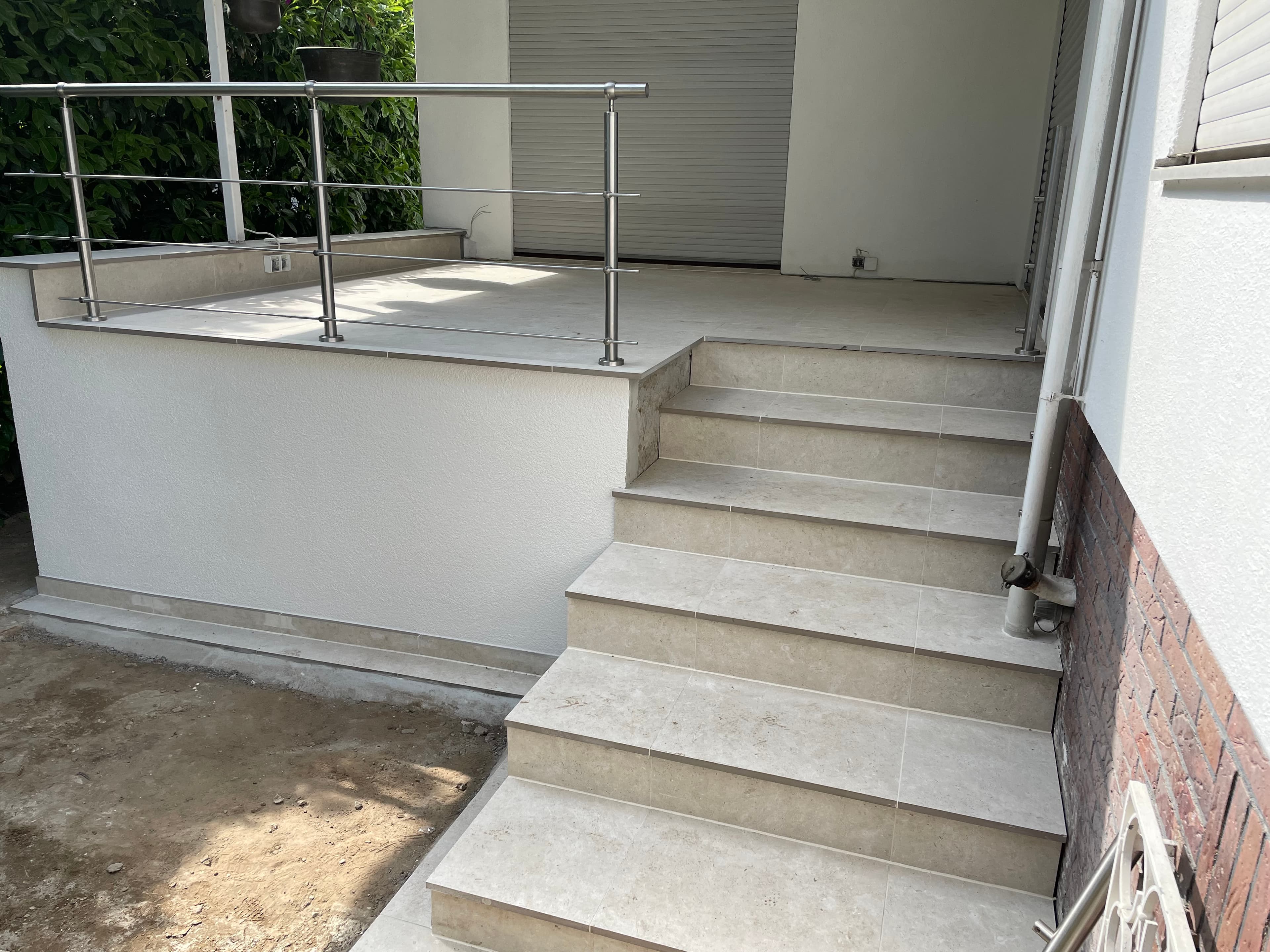 Plattenverlegung Terrasse